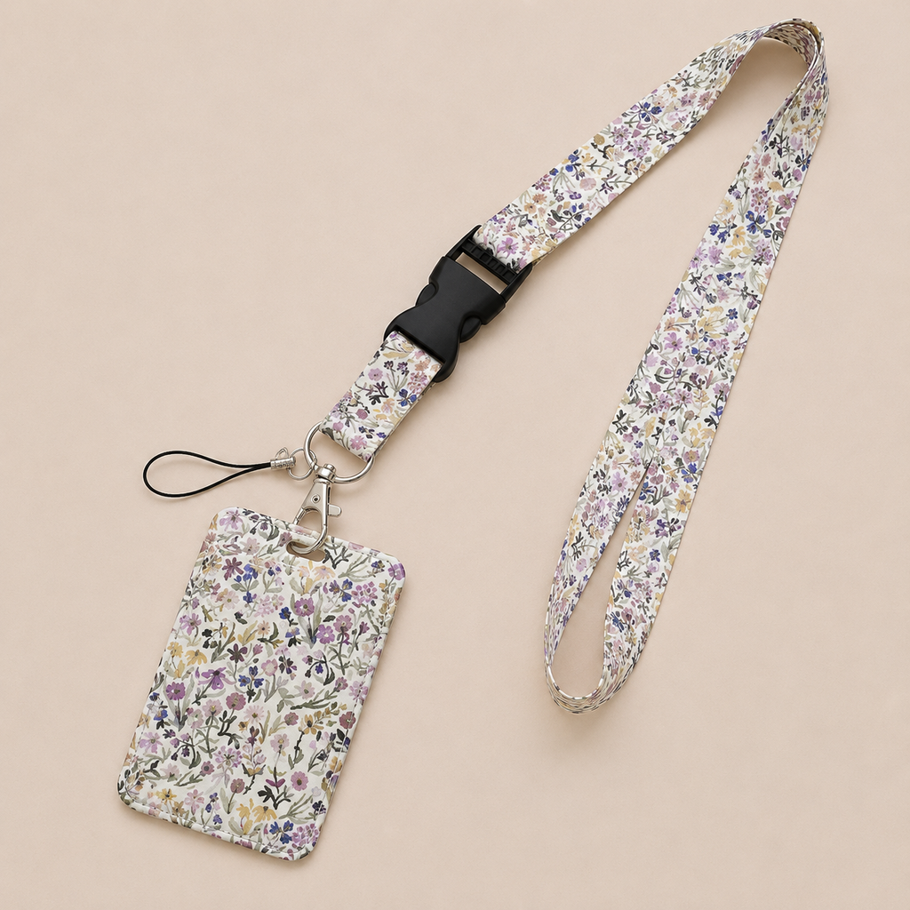 Retro Bloomin Teacher Lanyard