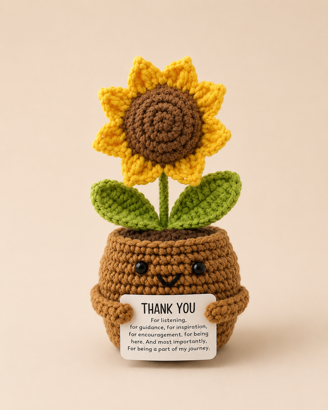 Sunny Thanks Crochet Sunflower