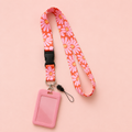 Blush Daisy Teacher Lanyard