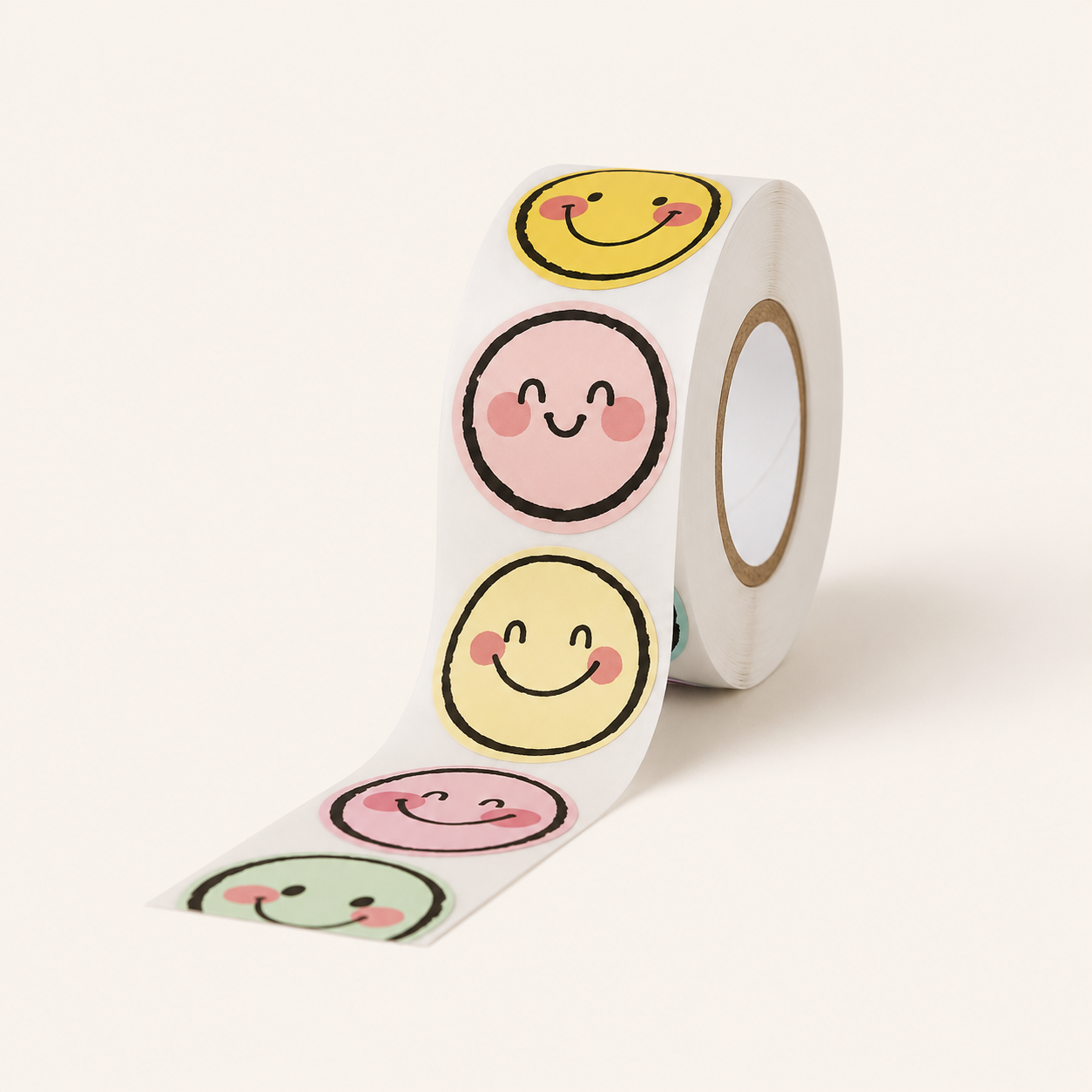 Happy Little Faces Stickers 500pcs