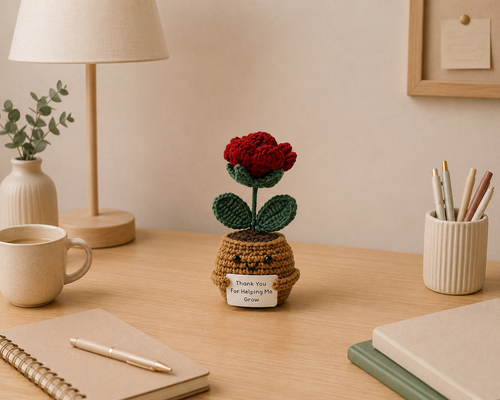 Forever Bloom Crochet Rose